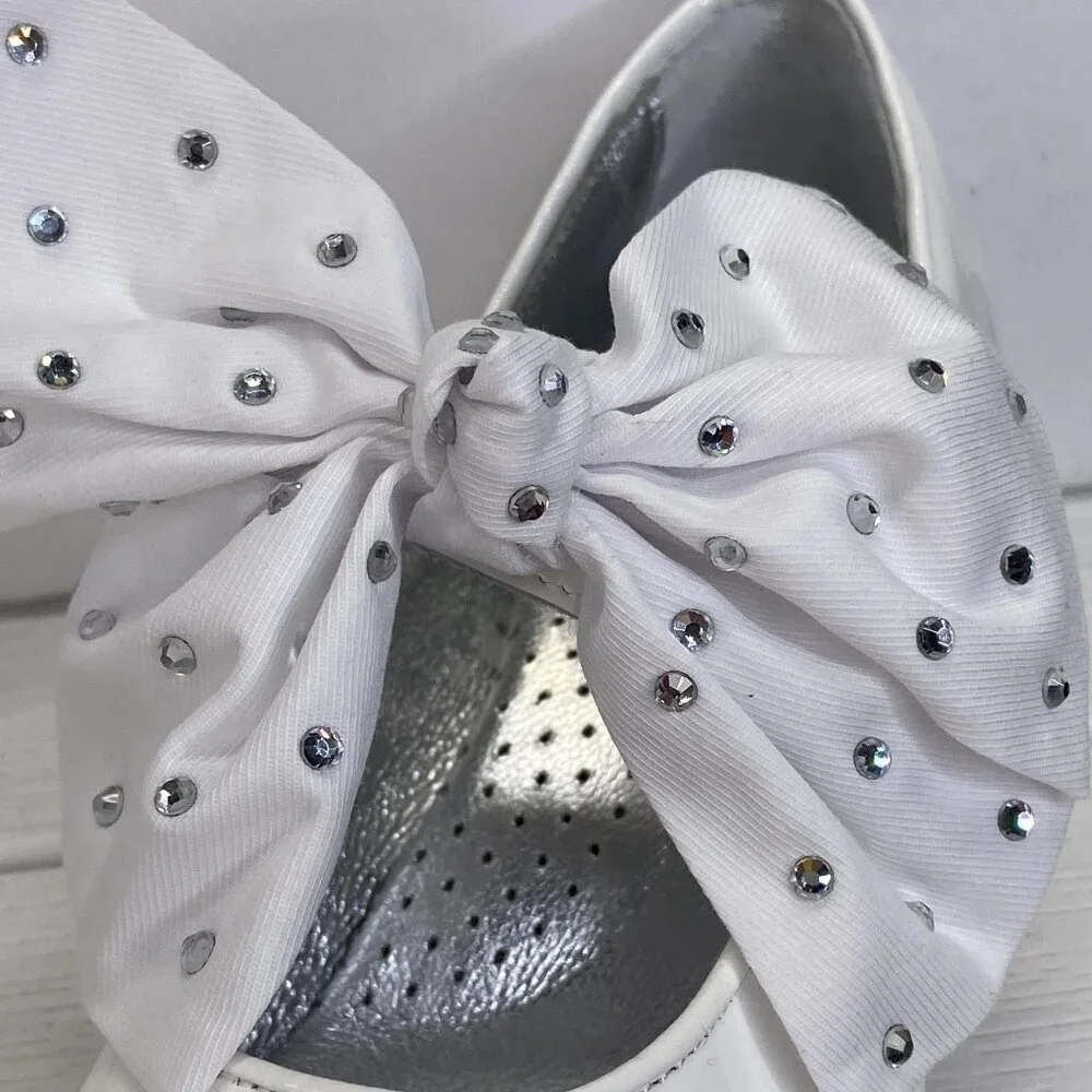 NEW MONNALISA Ballet 35mm Heel Dress Shoes Big Kids